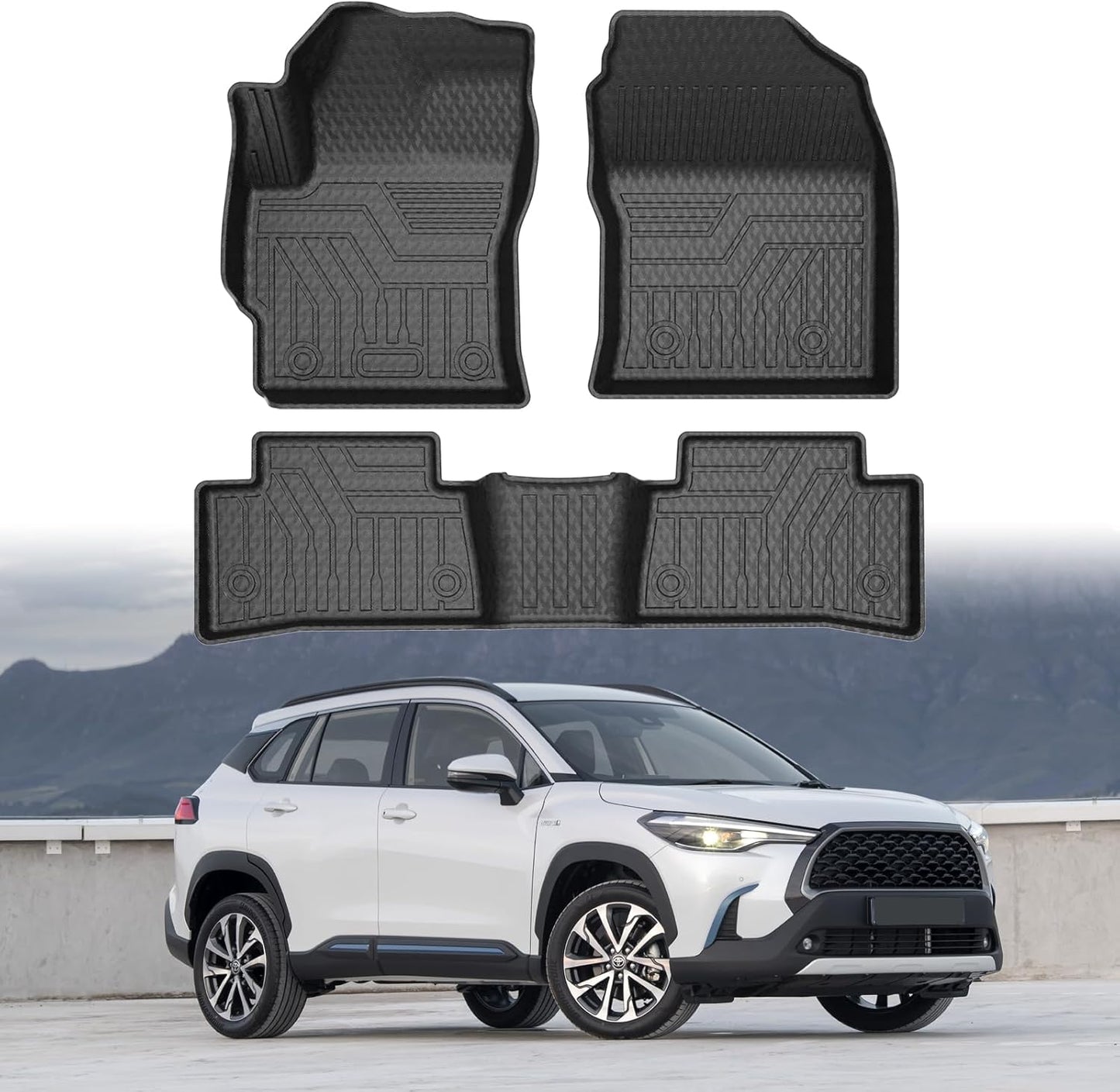 Mixsuper Custom Fit Floor Mats for 2022-2024 Toyota Corolla Cross