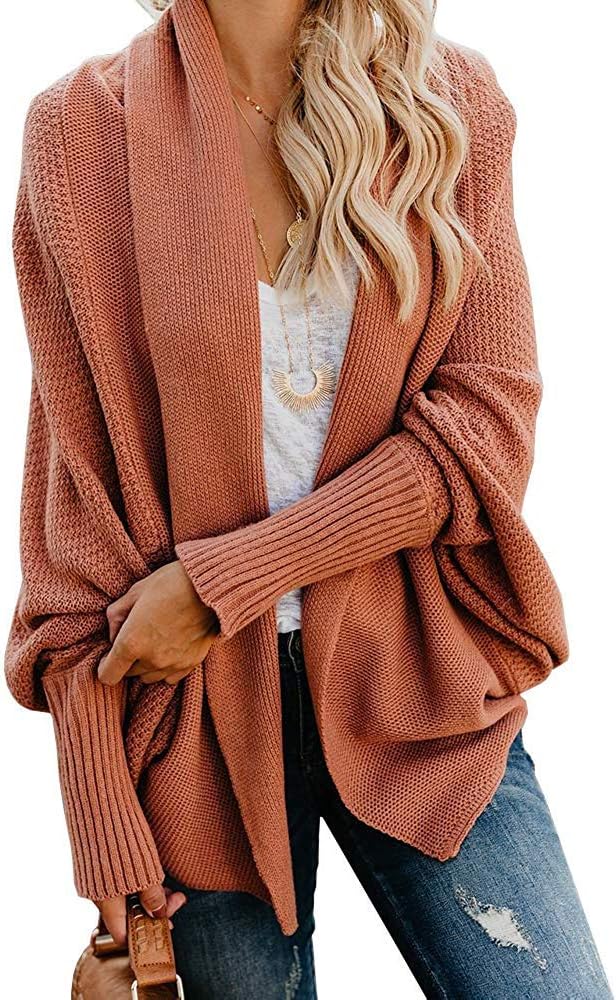 Oversized Chunky Knit Kimono Cardigan for Women by Mafulus