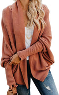 Women's Oversized Chunky Knit Cardigan - Cozy Layering Staple