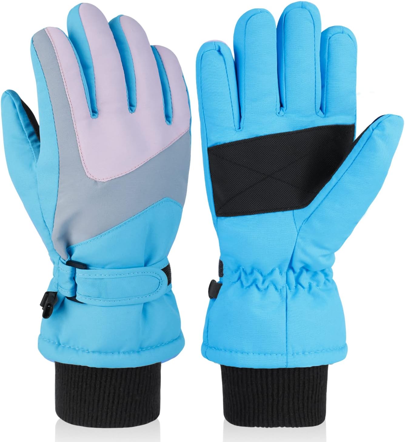 DARCHEN Kids Snow Gloves - Waterproof & Insulated Warmth