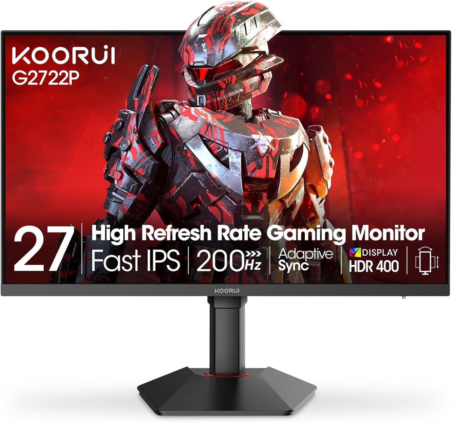 27 Inch QHD Gaming Monitor with 200Hz and Fast IPS Technology