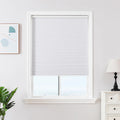 Window Blinds Blackout Cellular Shades White 21in x 64in - No Drill