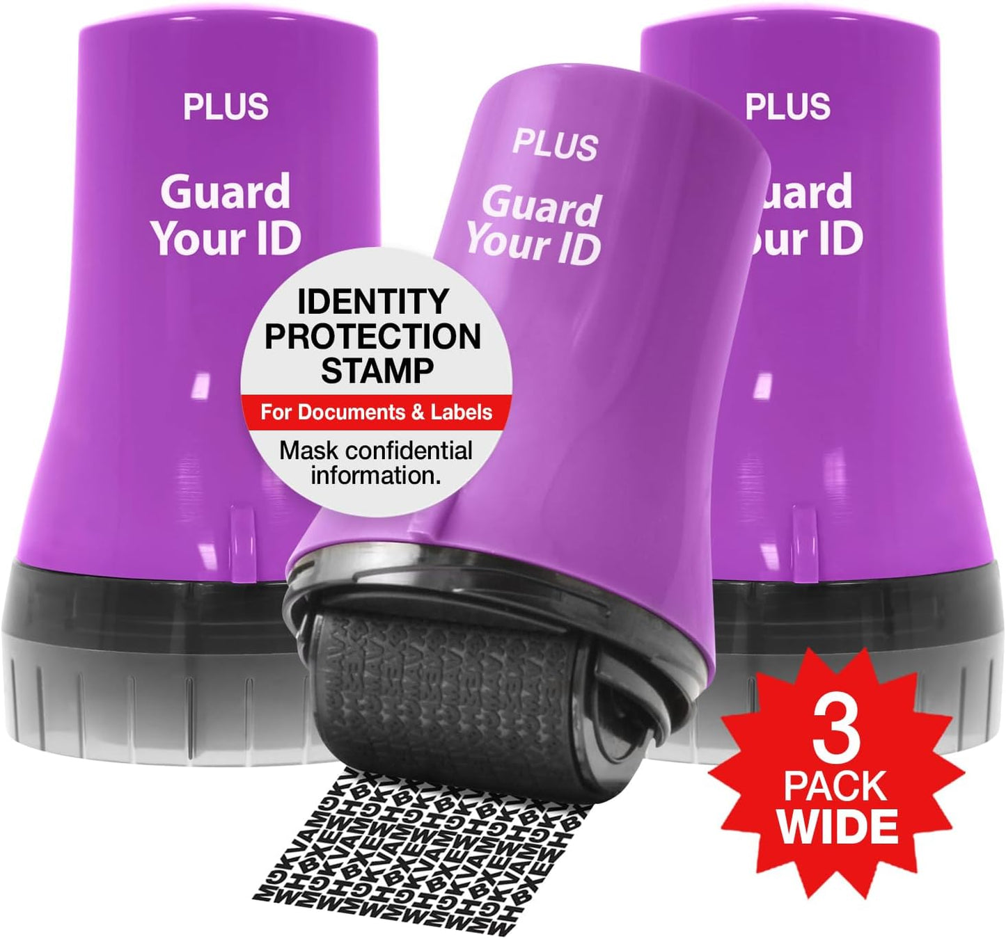 Wide Advanced Privacy Protection Roller for Bills and Mail