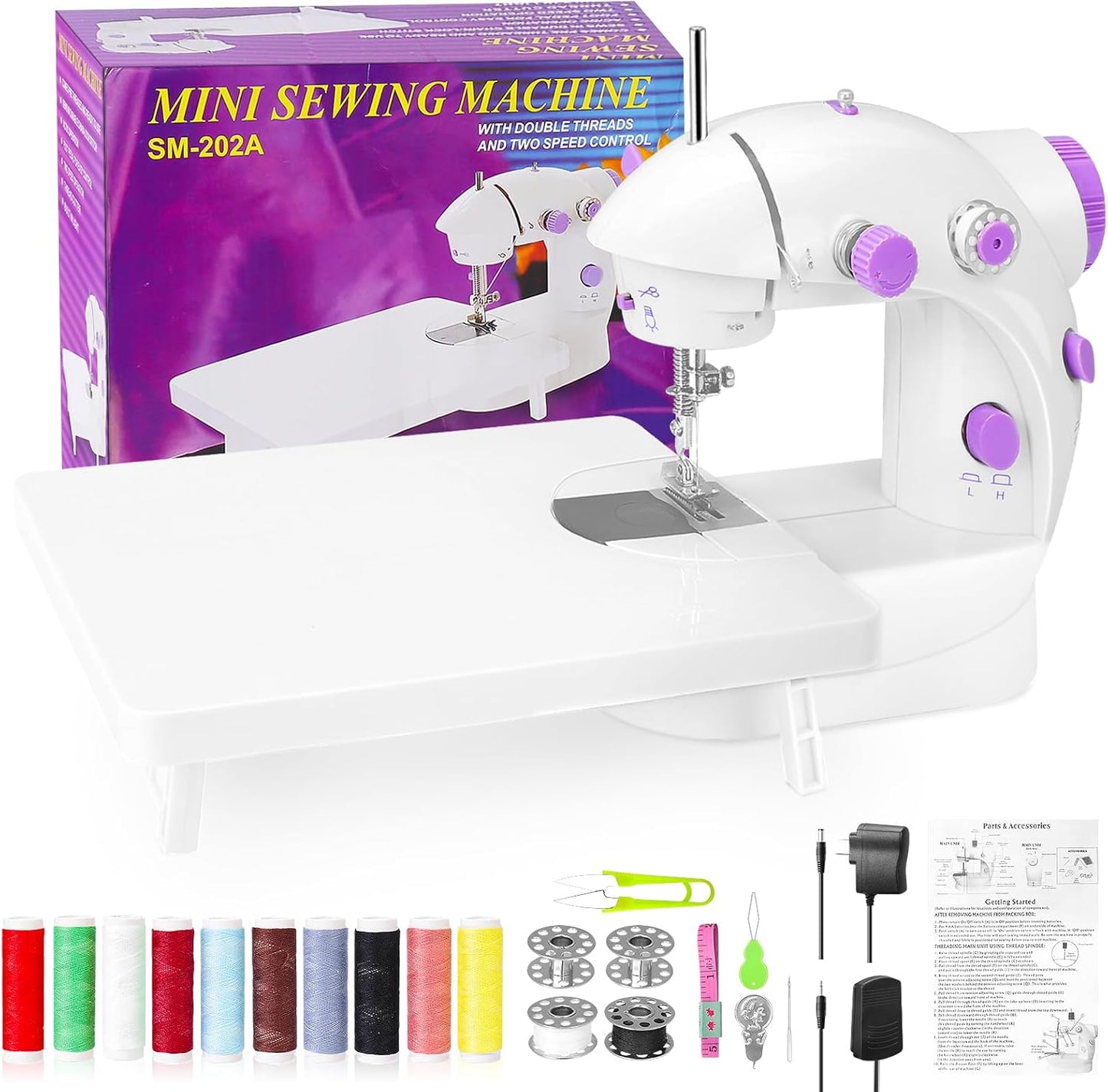 Portable Dual Speed Sewing Machine for Beginners - FACULX