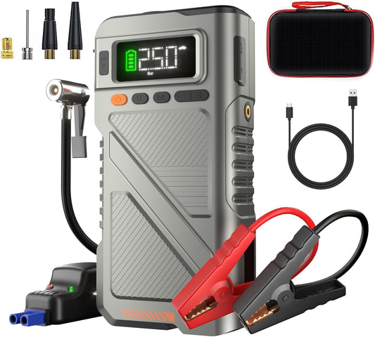 Powerful Jump Starter & Air Compressor Combo