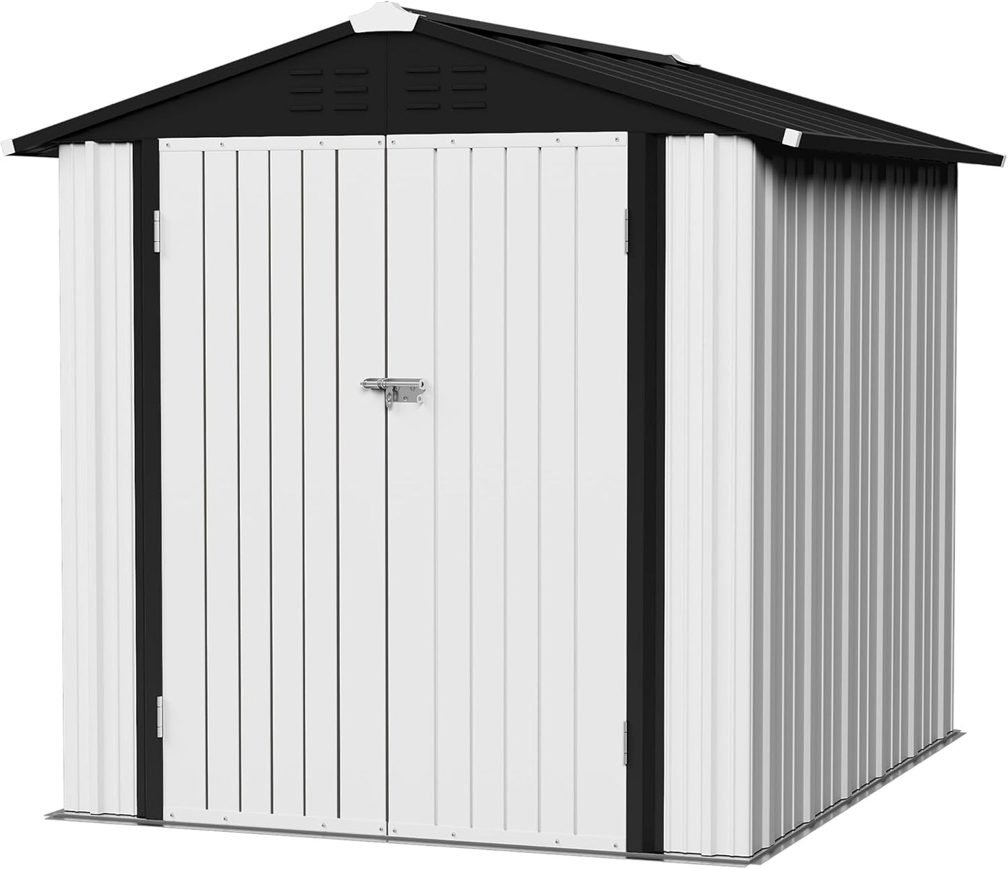 Flamaker Waterproof Metal Garden Shed for Outdoor Storage Needs