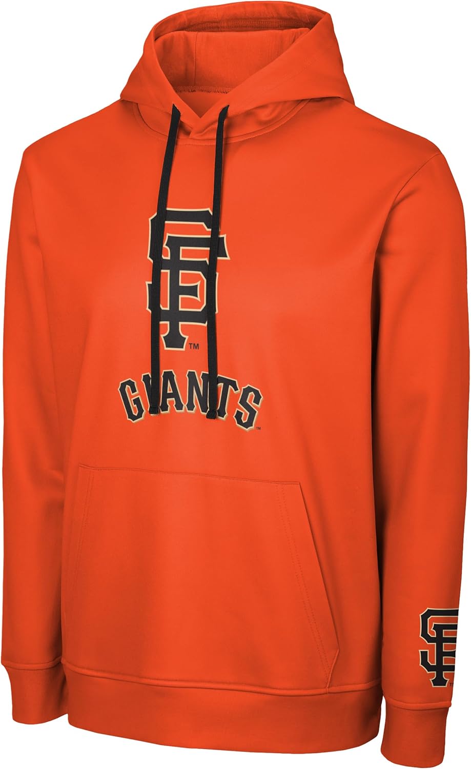 FOCO MLB Men's Official Primary Logo Performance Hoodie Sweatshirt