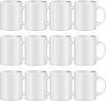 Sublimation Mugs Blank Set of 12 for Custom Coffee and Tea