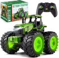 Light Up Remote Control Tractor - Fun Farm Toy for Boys 3-7 Yrs