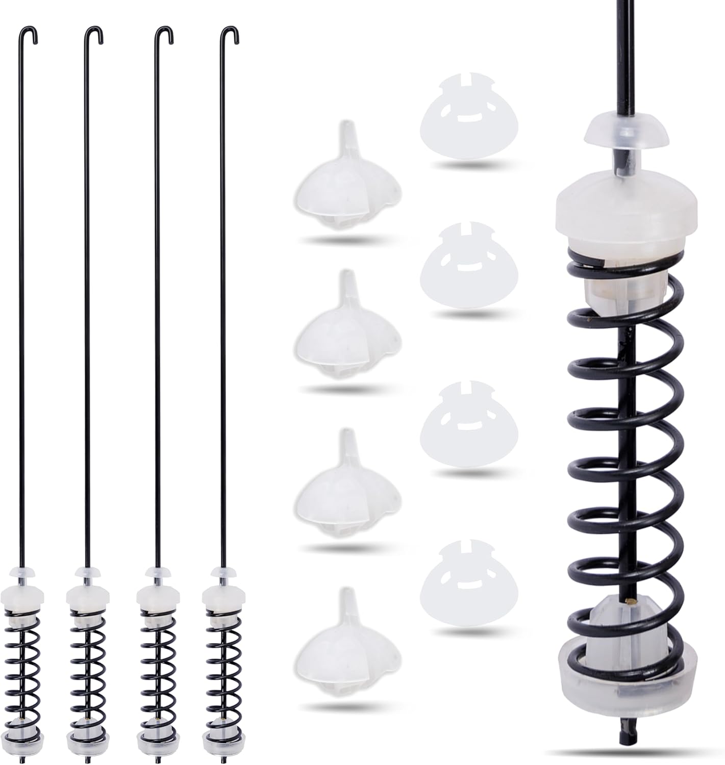 4Pcs Washer Suspension Rod Kit for Whirlpool and Amana Models