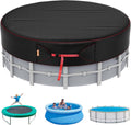 14Ft Round Pool Cover Solar Cover for Above Ground Pools - Waterproof