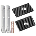 BLIKA Black T316 Swage Lag Screws for 1/8ft Cable Railings - DIY Kit