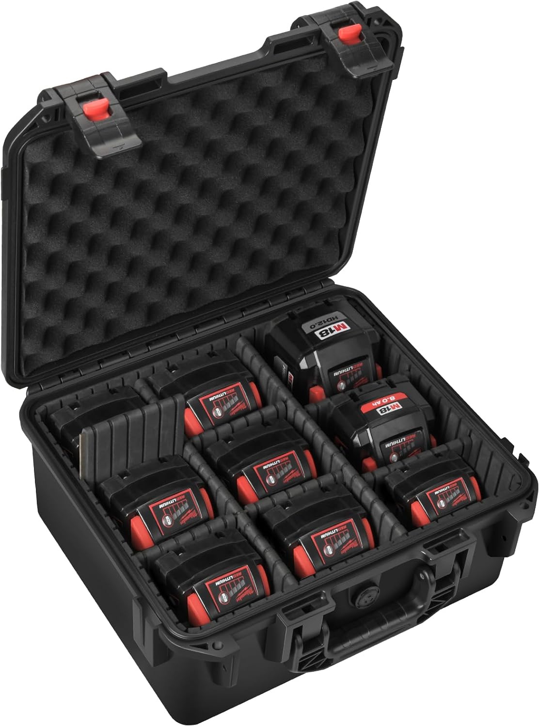 Storage Case for Milwaukee M18 M12 Battery - Waterproof Tool Box