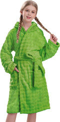 V.&GRIN Girls Hooded Towel Robe - Super Absorbent Quick-Dry