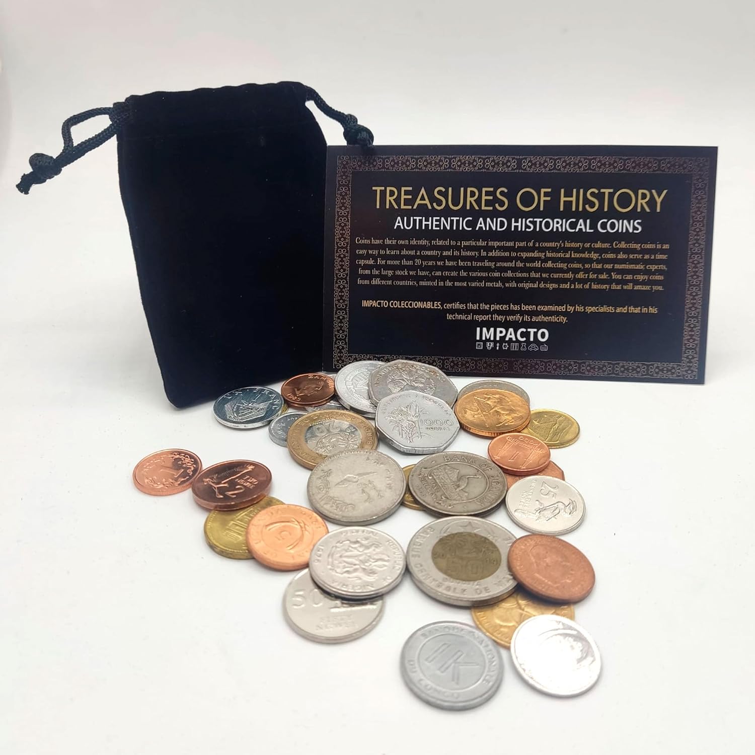 Authentic African Coins Collection - 30 Unique World Coins