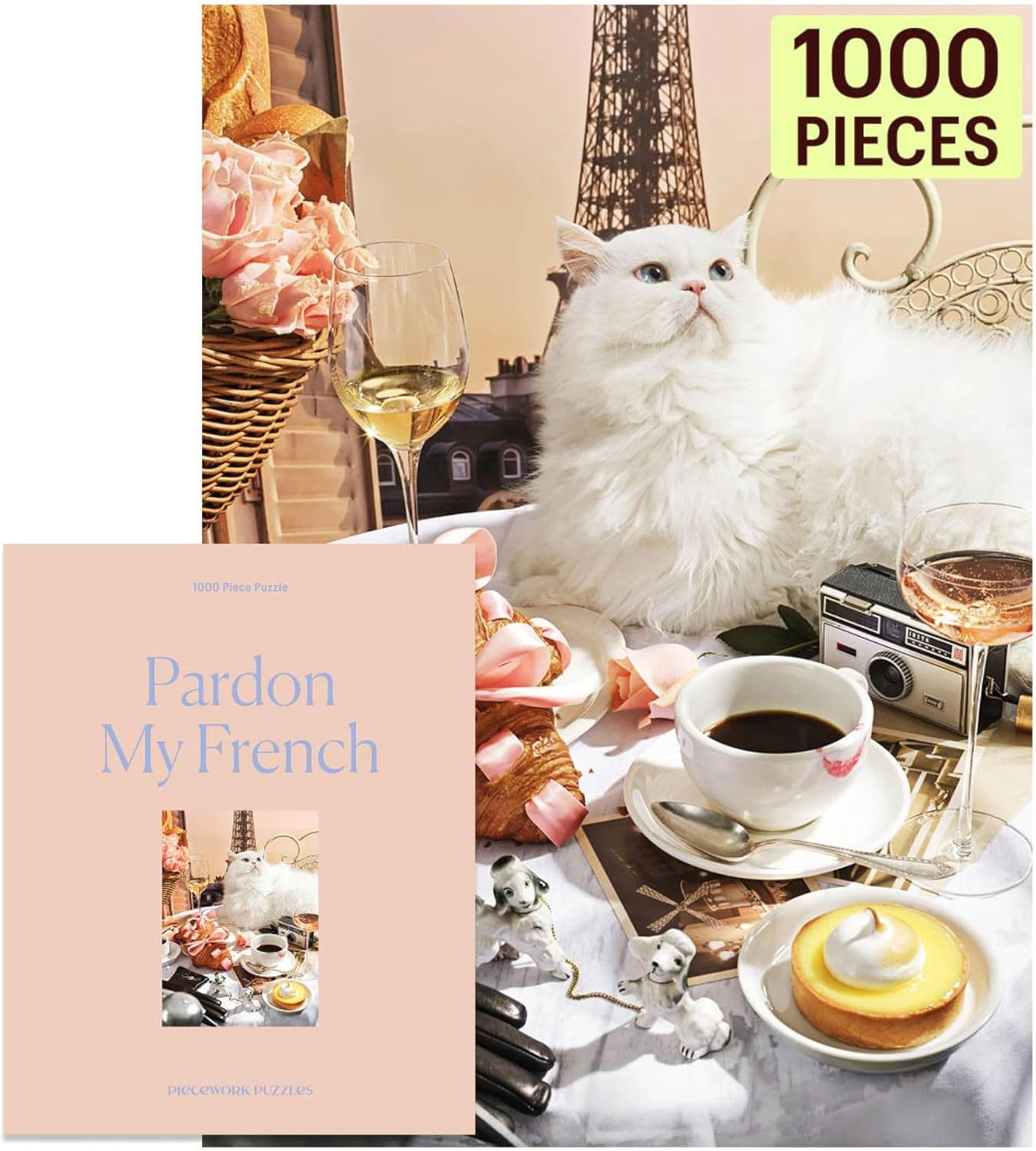 Pardon My French 1000 Piece Puzzle for Adults - Parisian Fun