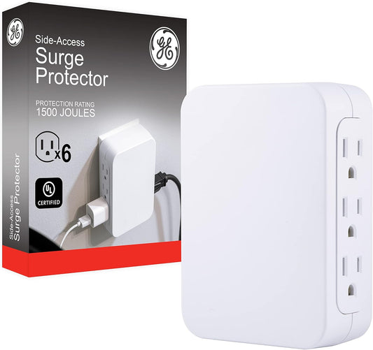 GE Pro 6-Out Extender Surge Prot - 1200 Joules
