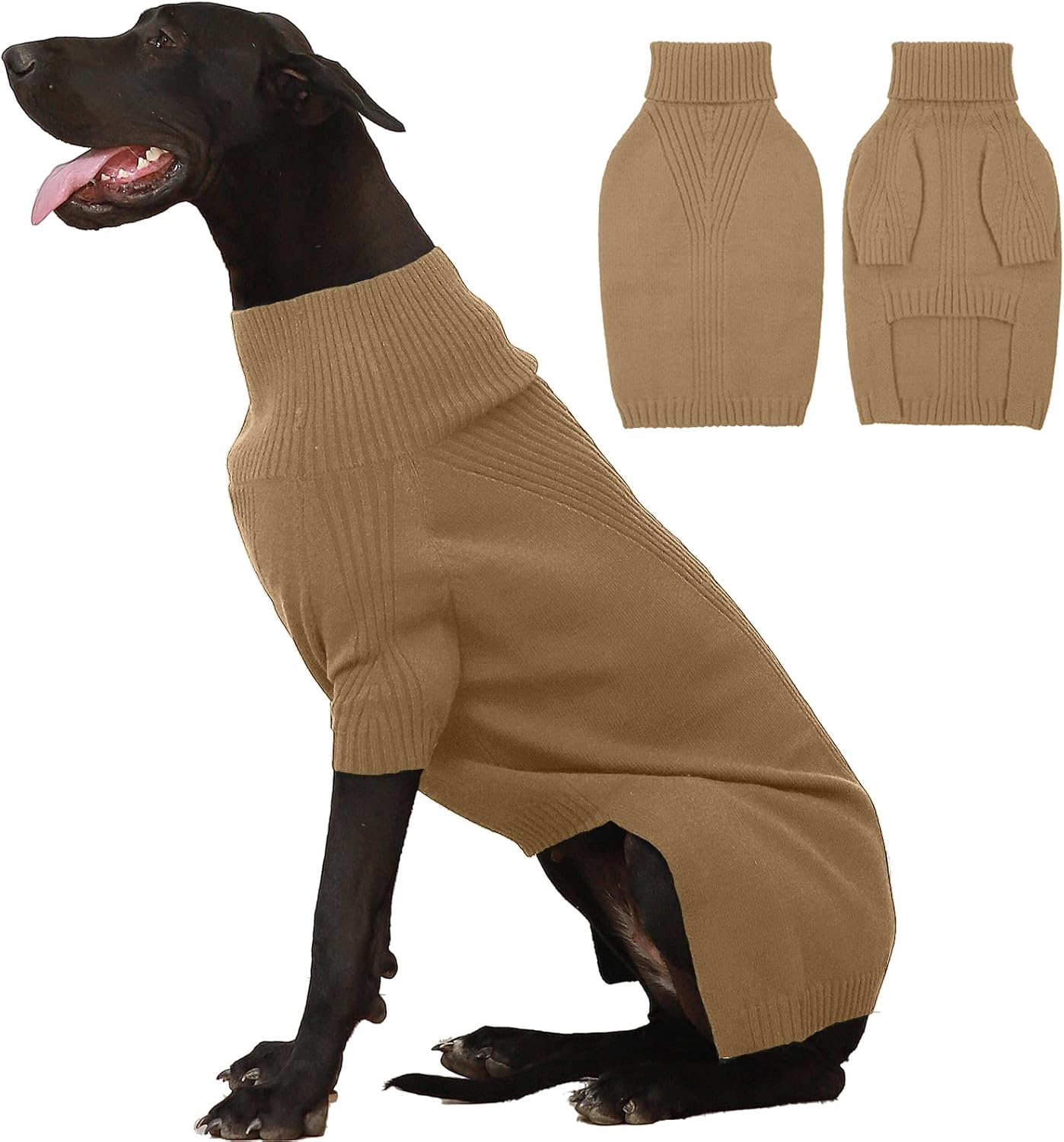 IECOii Extra Large Dog Sweater for Giant Breed Dogs Warmth