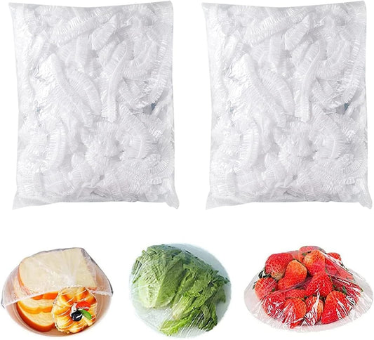 200pcs Reusable Elastic Food Covers for Fresh Keeping!