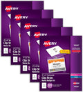 Avery Customizable Name Badges with Clips, 3 in x 4 in - Durable