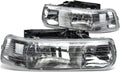 DNA MOTORING HL-OH-CS99-4P-SM-CL1 Headlight Assembly Passenger Side