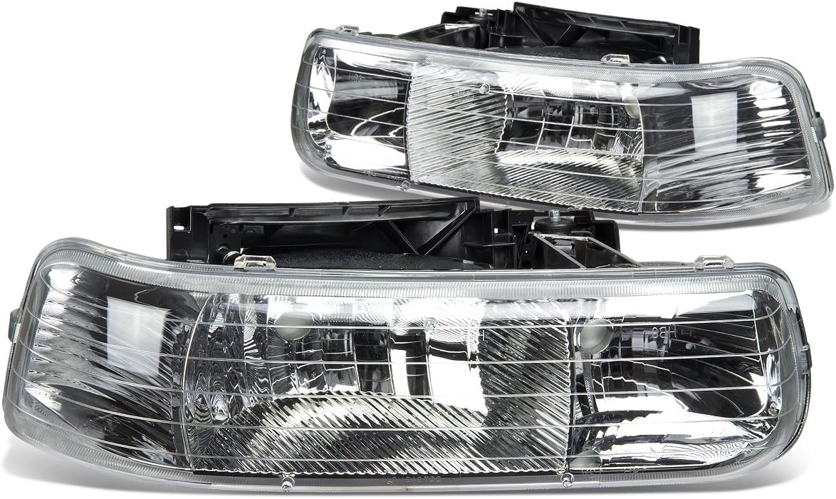DNA MOTORING HL-OH-CS99-4P-SM-CL1 Headlight Assembly for Vehicles