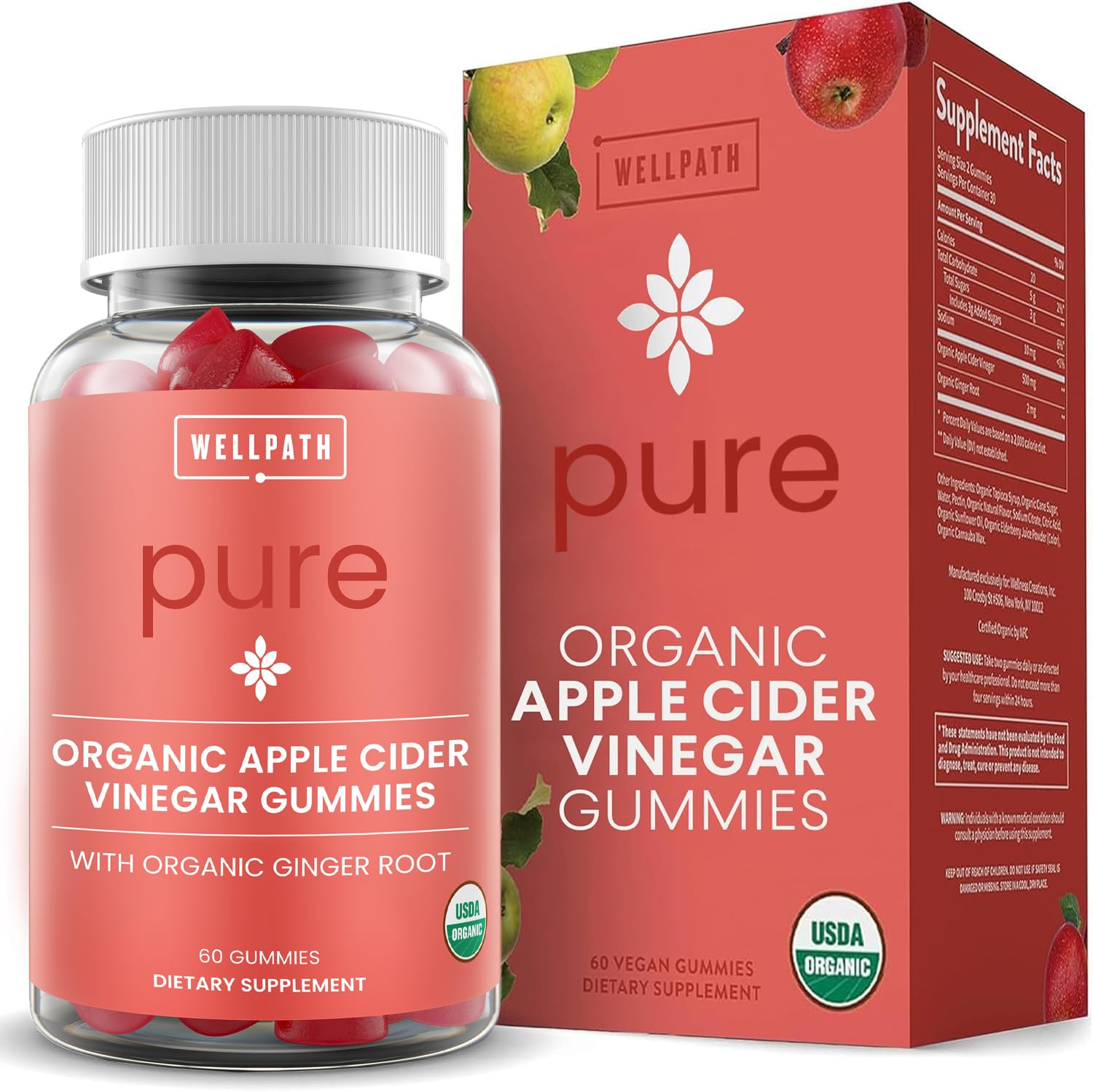 Organic ACV Gummies with The Mother for Gut Health