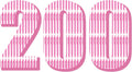 Deegtran 200 Pack No Bleed Pink Barrel Click Pens - Smooth 1.0MM Black