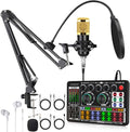 F999 Podcast Equipment Bundle BM800 Condenser Mic Kit - Complete