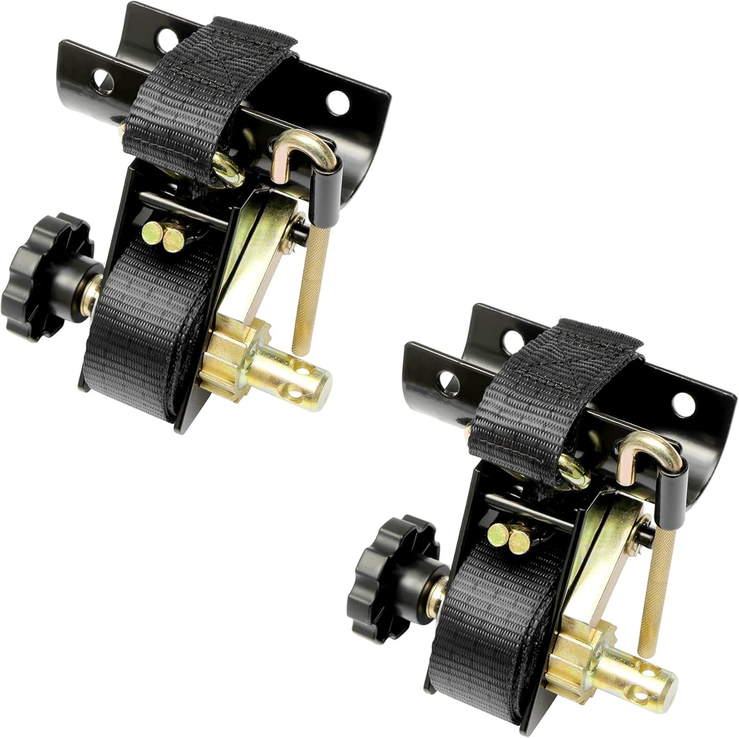 Heavy Duty Ladder Rack Ratchet Straps with J-Hook for Secure Loads