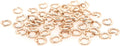 50pcs 14/20 Gold Filled Round Open Jump Rings 4.5mm OD 18 Gauge