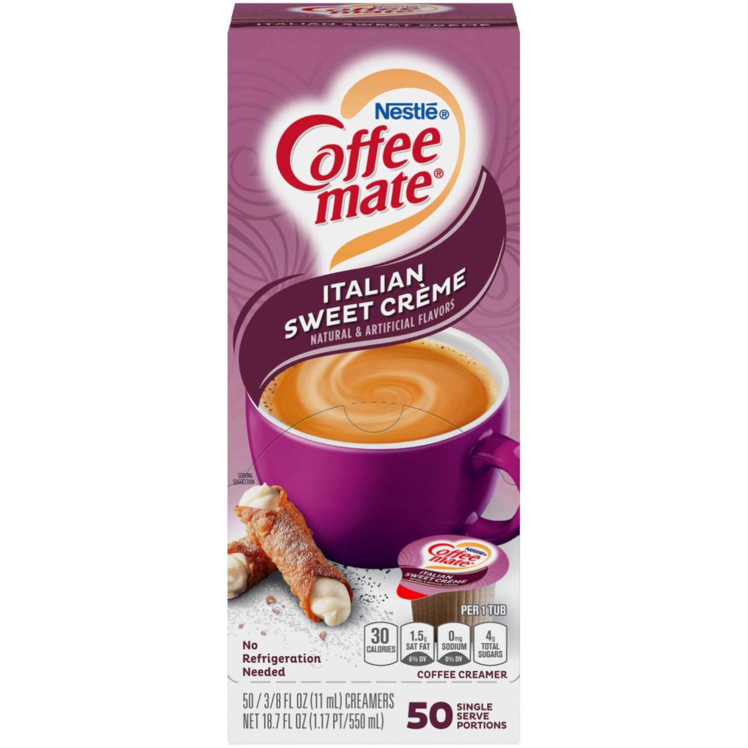 Nestle Italian Sweet Creme Creamer, 50 Cups
