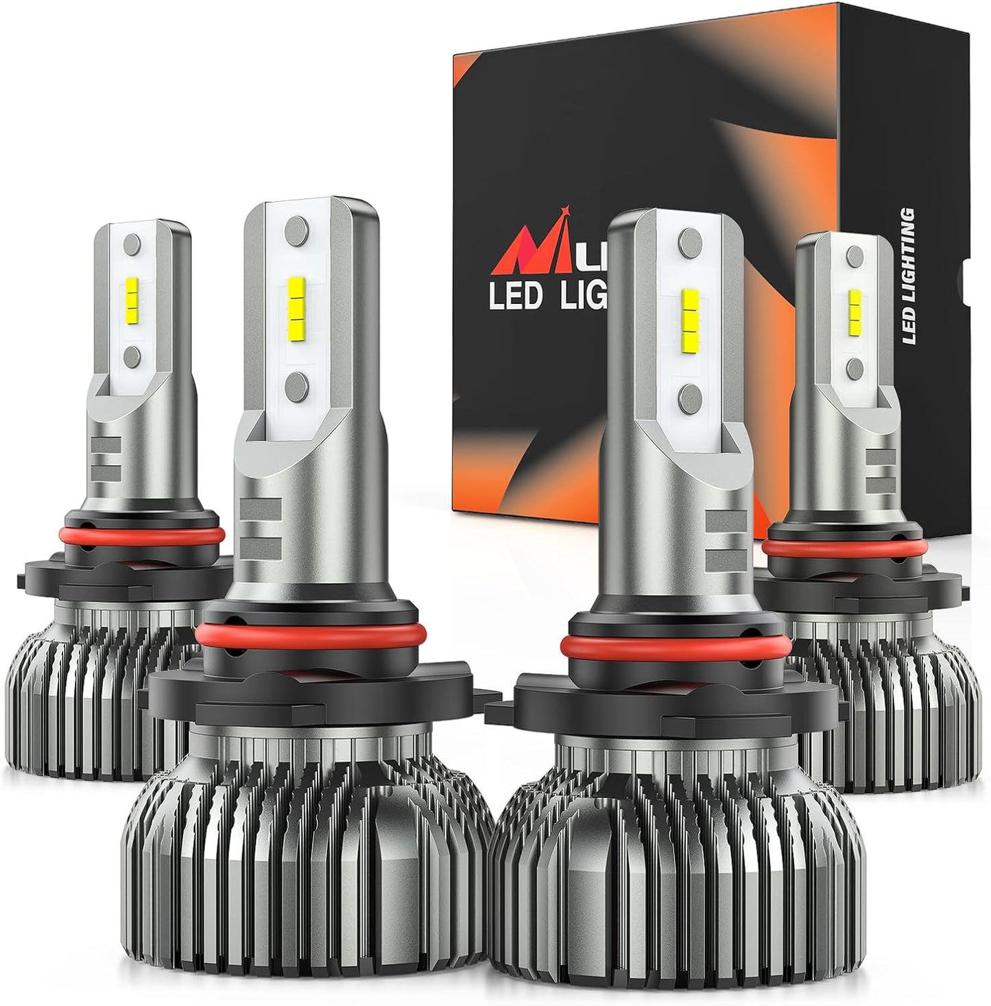 Nilight 9005 9006 LED Bulb Kit: 350% Brighter, Mini Size