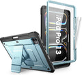 iPad Pro 13 in M4 2024 Case with Pencil Holder - Rugged Full-Body