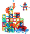 MAGBLOCK Magnetic Tiles 176Pc Marble Run - STEM Creative Builder