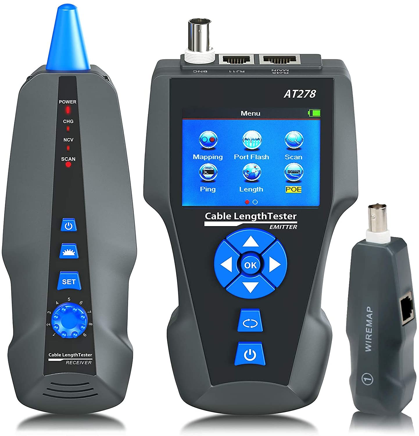 Multi-Functional Cable Tester with TDR Function for Network Use
