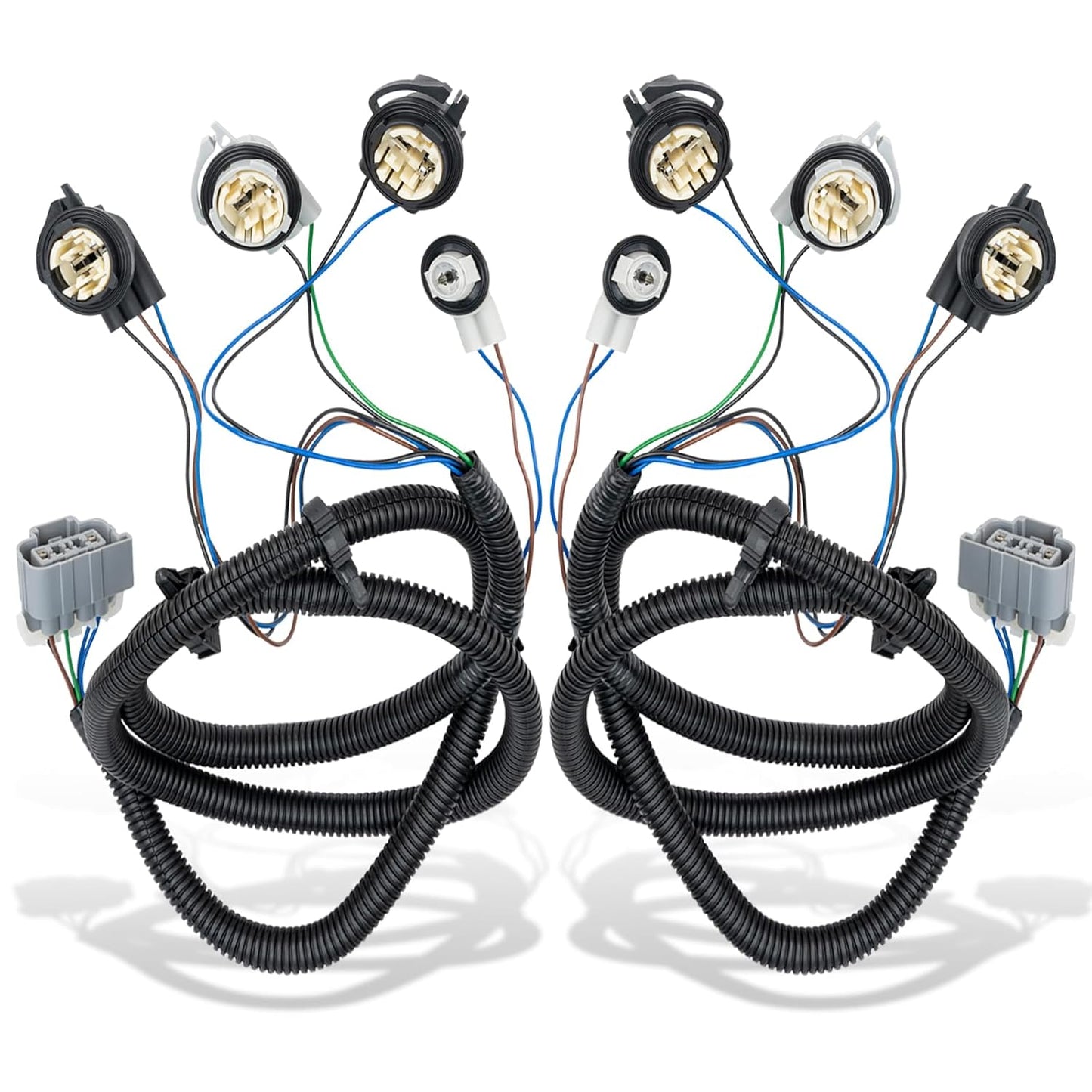 WEILEITE Tail Light Wiring Harness Kit for Chevy Silverado 2003-2007