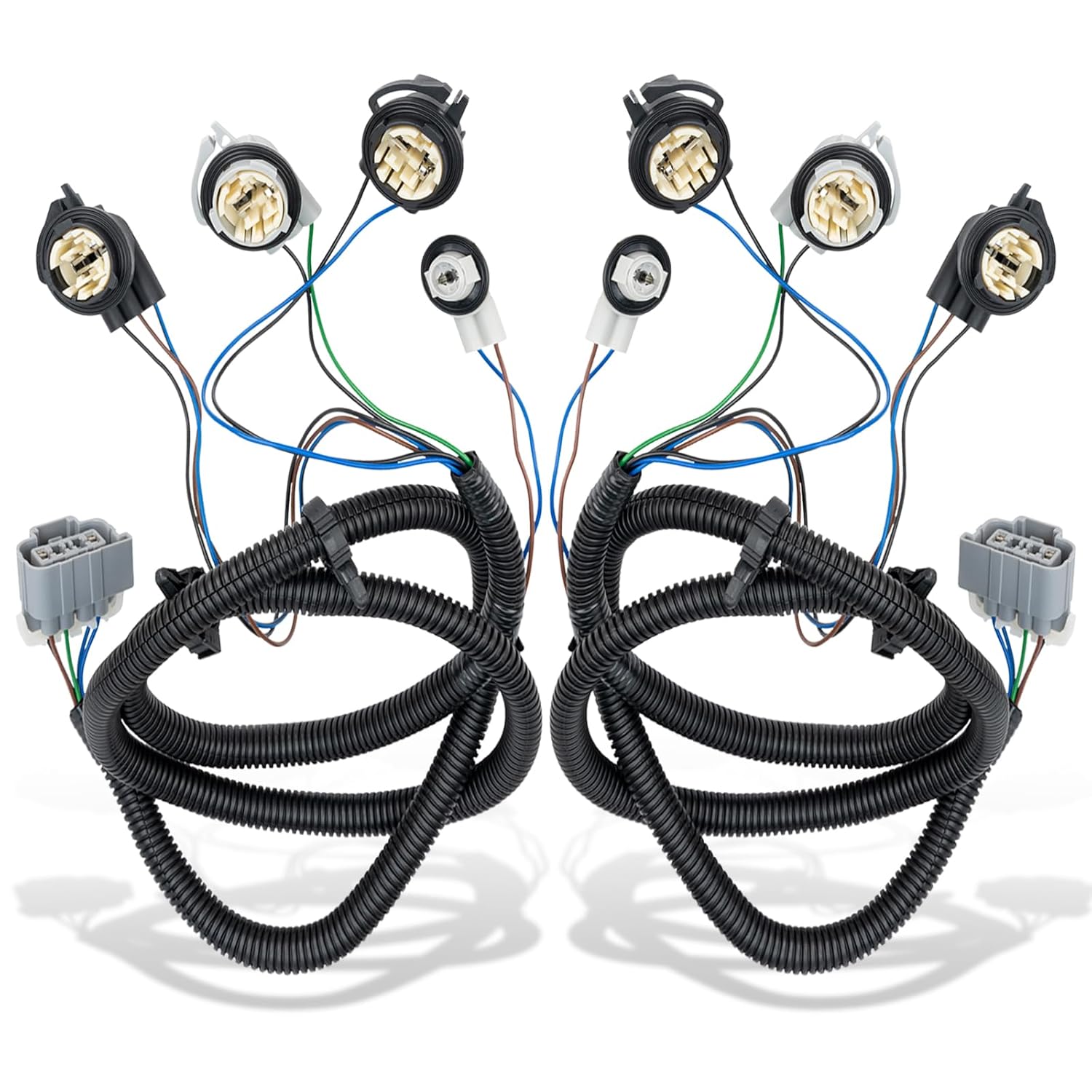 WEILEITE Tail Light Wiring Harness Kit for Chevy Silverado 2003-2007