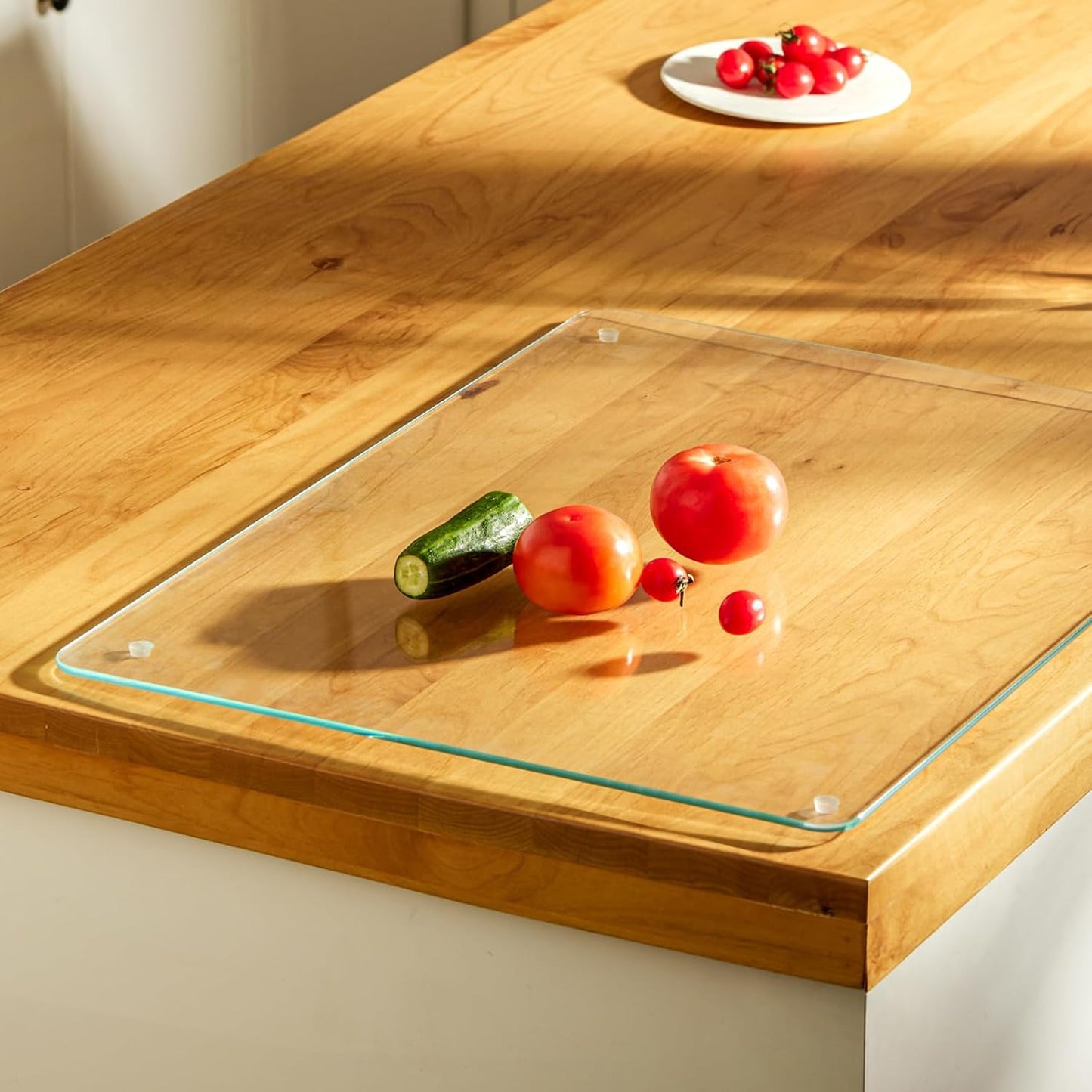 Large Tempered Glass Cutting Boards for Kitchen - 18 x 24 in