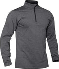 TACVASEN Men's Quarter Zip Pullover Long Sleeve Sweatshirt