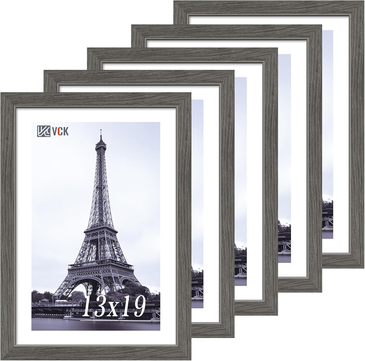 VCK 13x19 Picture Frame Set of 5 for Elegant Wall Display