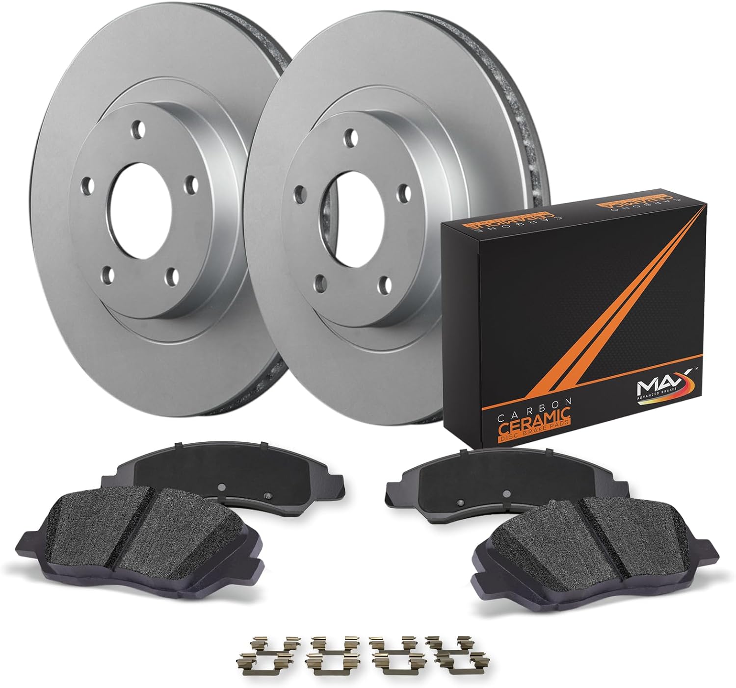 Max Advanced Brakes Rear Brake Kit for 2006-2012 Mitsubishi