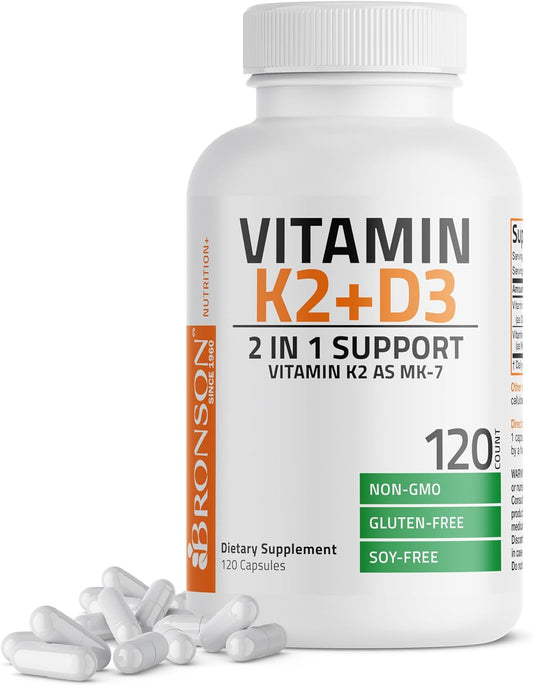 Bronson Vitamin D3 & K2: Superior Absorption