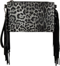 Western Leather Crossbody Purse for Women - Compact Phone Wallet