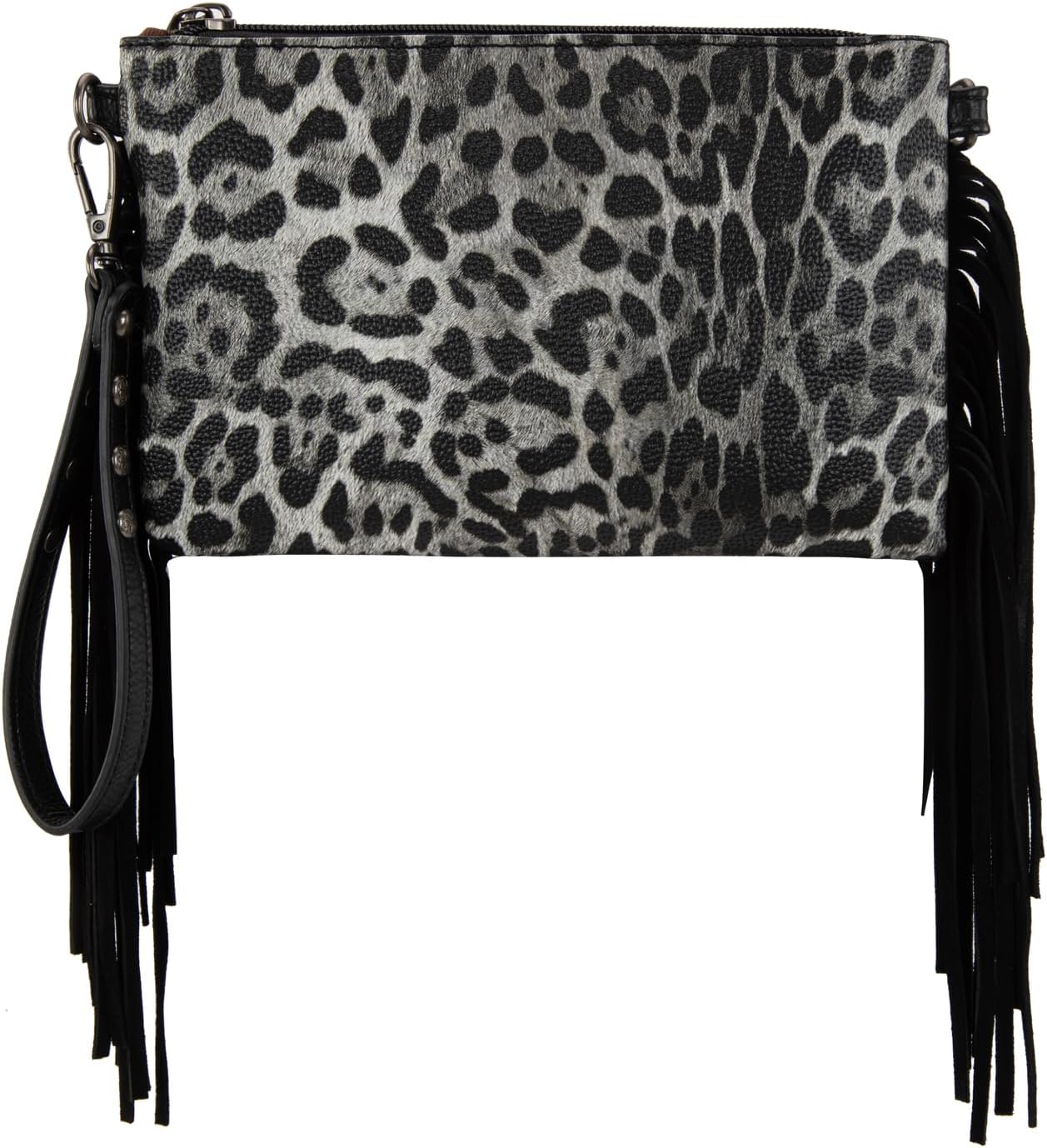 Western-Style Leather Crossbody Wallet Purse for Women 5ftH