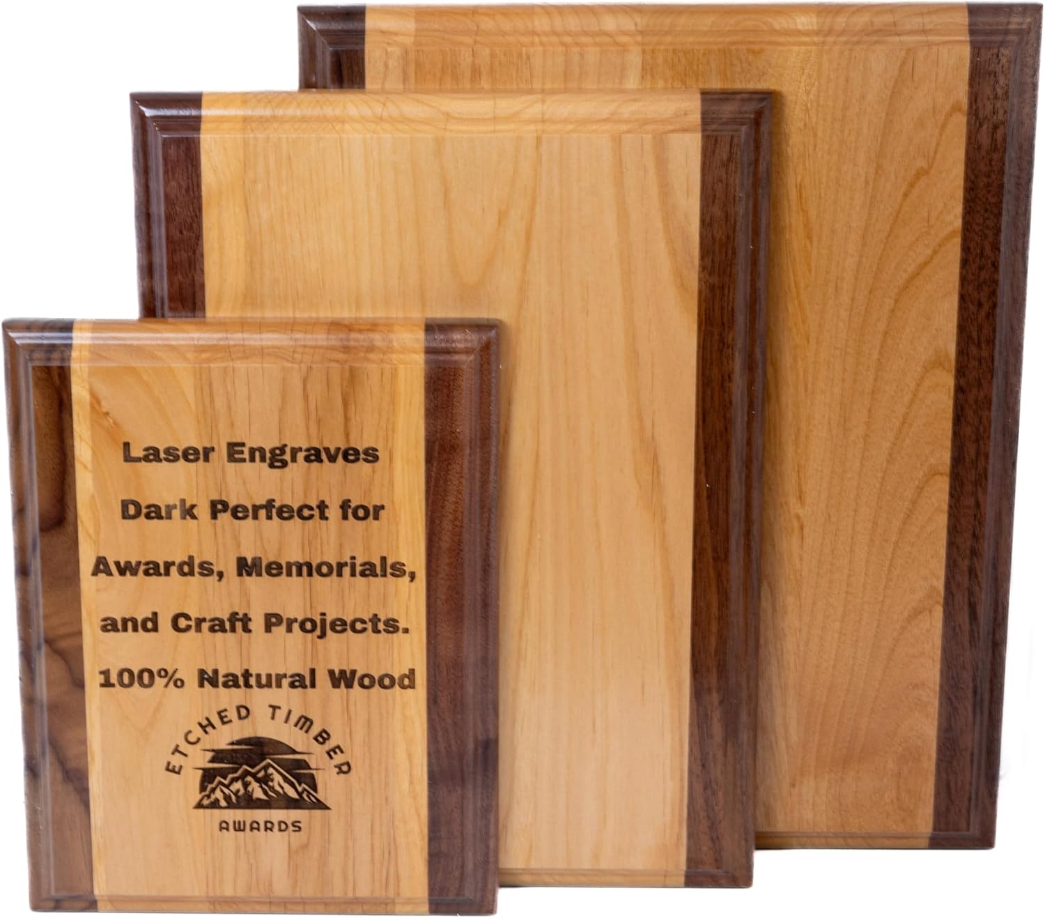 Genuine Red Alder Wood Plaque Blank for Custom Awards & Crafts