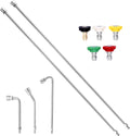 120in Pressure Washer Extension Wand - High-Reach Cleaning