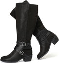 Luoika Women's Extra Wide Calf Knee High Boots (Style 8TWP)