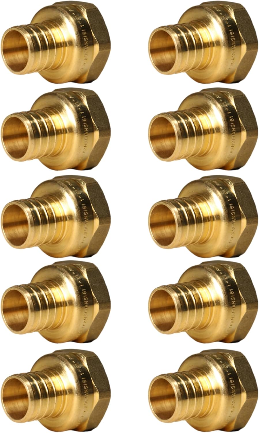 XFITTING 1 Inch Pex x 1 Inch Female NPT Adapter for Plumbing