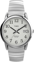 Timex Men's Easy Reader Watch - Clear Dial, Reliable Timekeeping